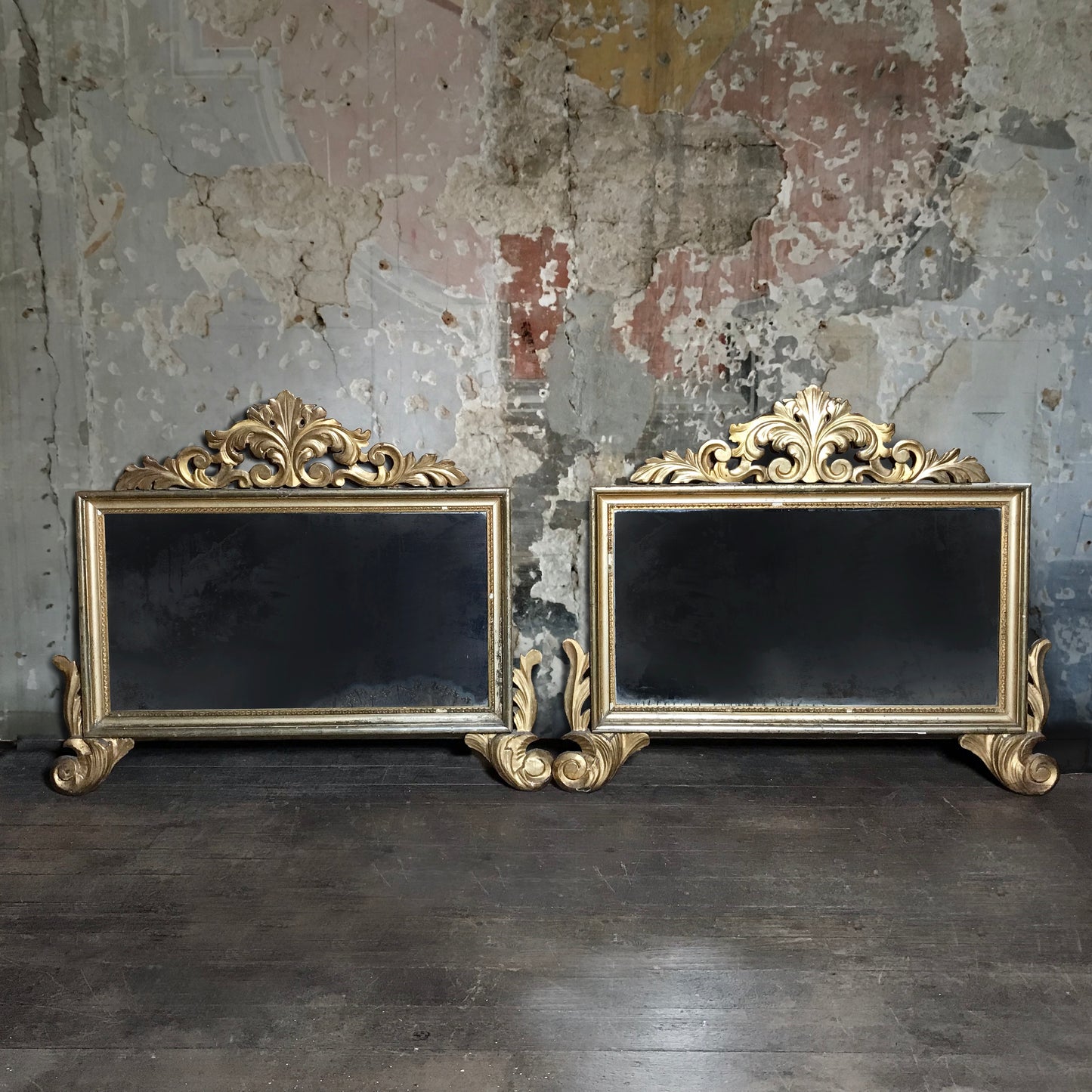 A Pair of Italian Mirrors c.1880