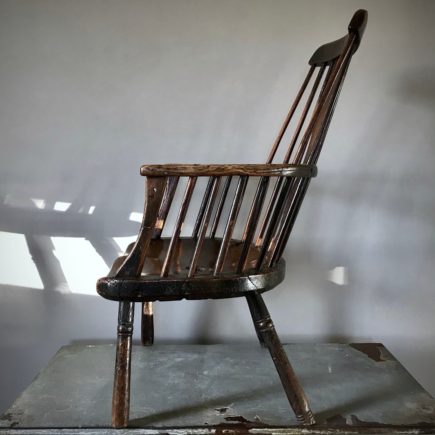 Rare Welsh Comb Back Windsor Armchair c.1780