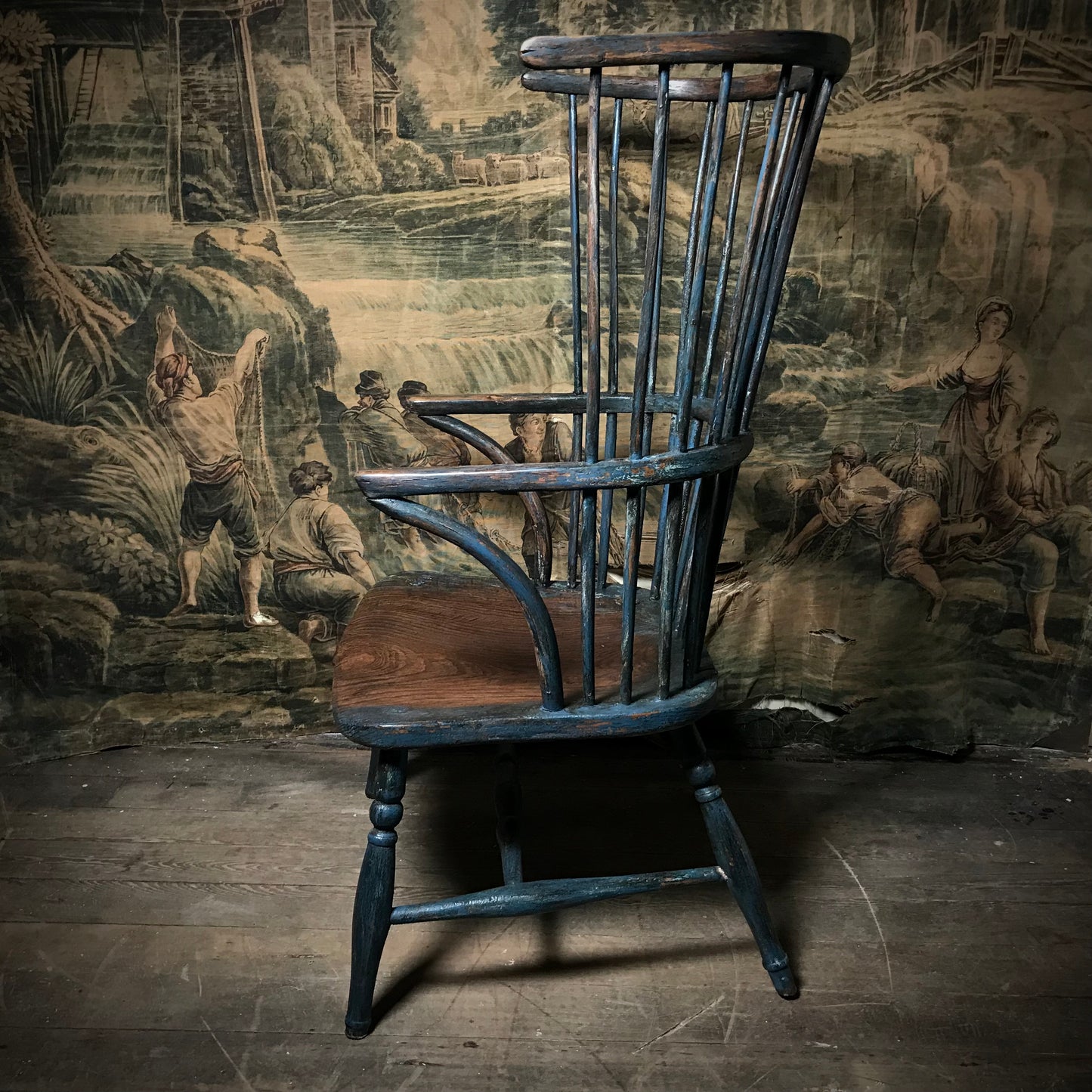 Leicestershire Comb-Back Windsor Armchair c.1780–1800