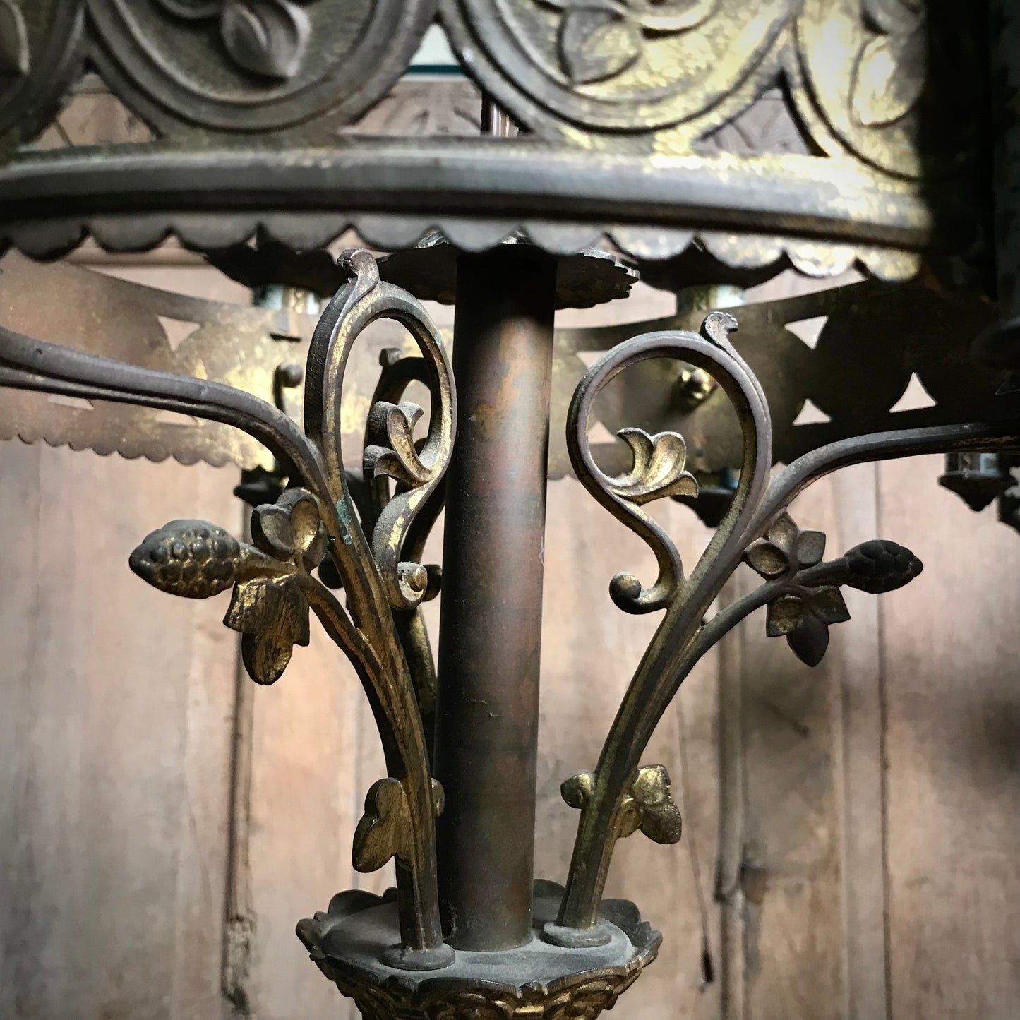 Pair of French Neo-Gothic Altar Candelabra c.1860