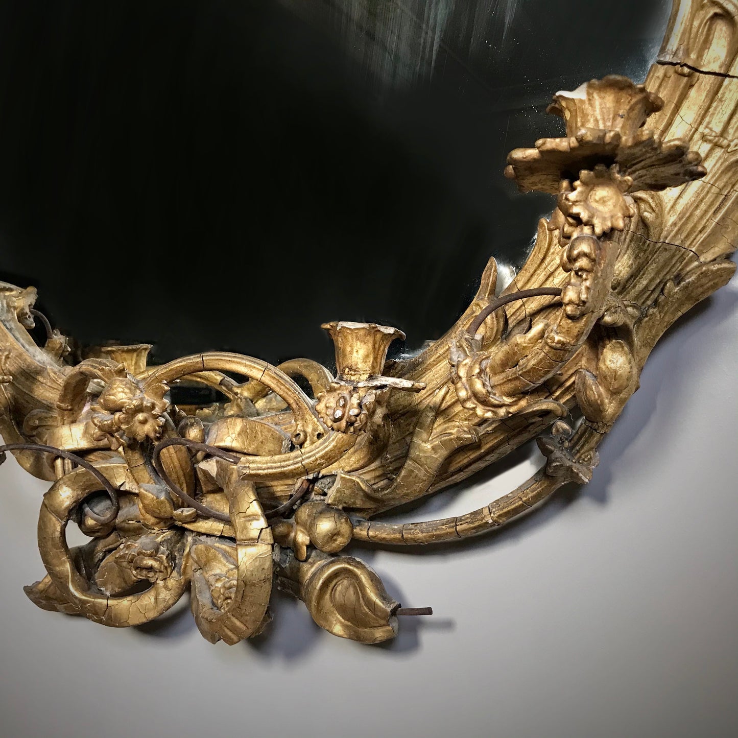 French Faux Bois Girondelle Mirror