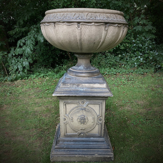 LEFCO Garden Urn and Plinth c.1900-1920