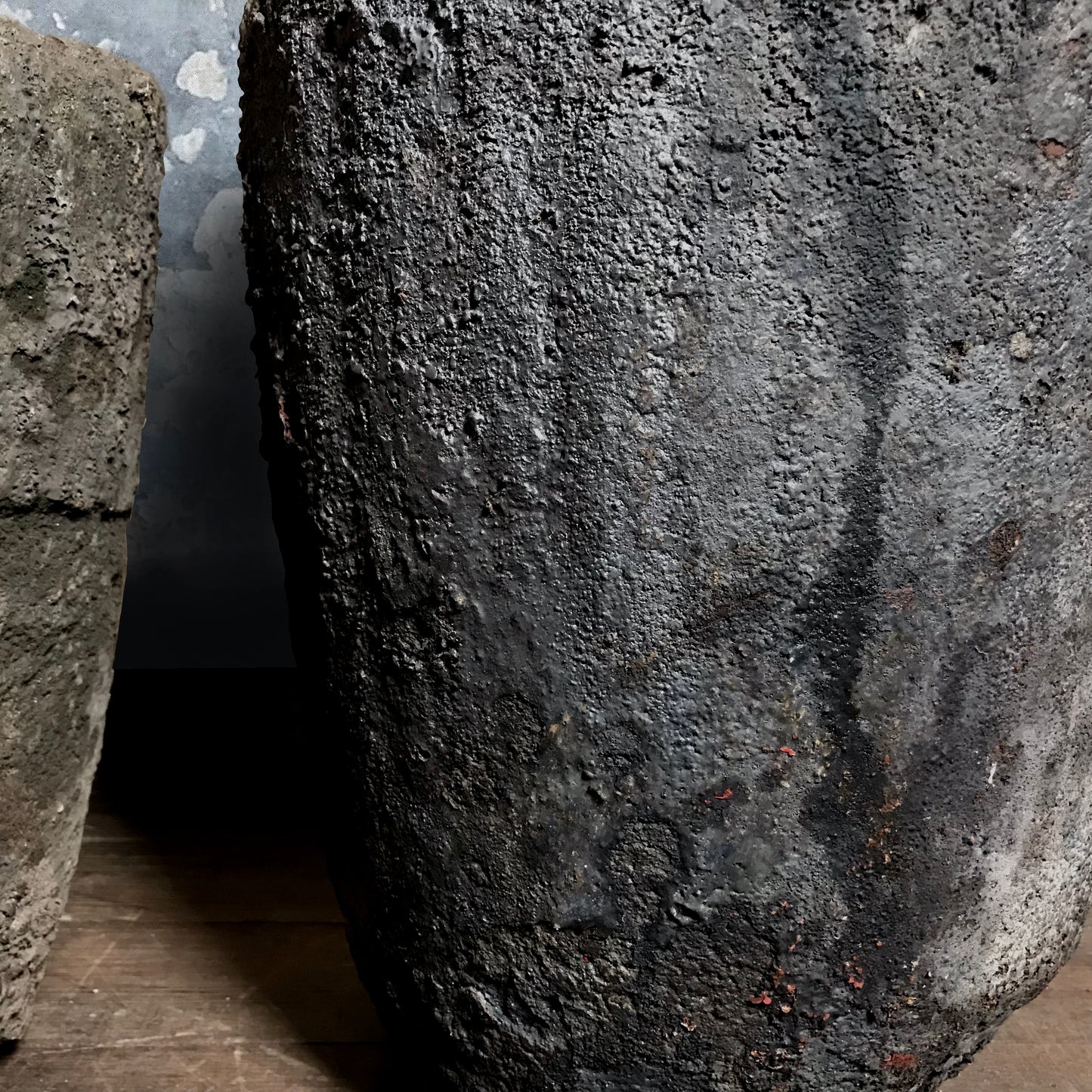 A Pair of Copper Foundry Crucibles