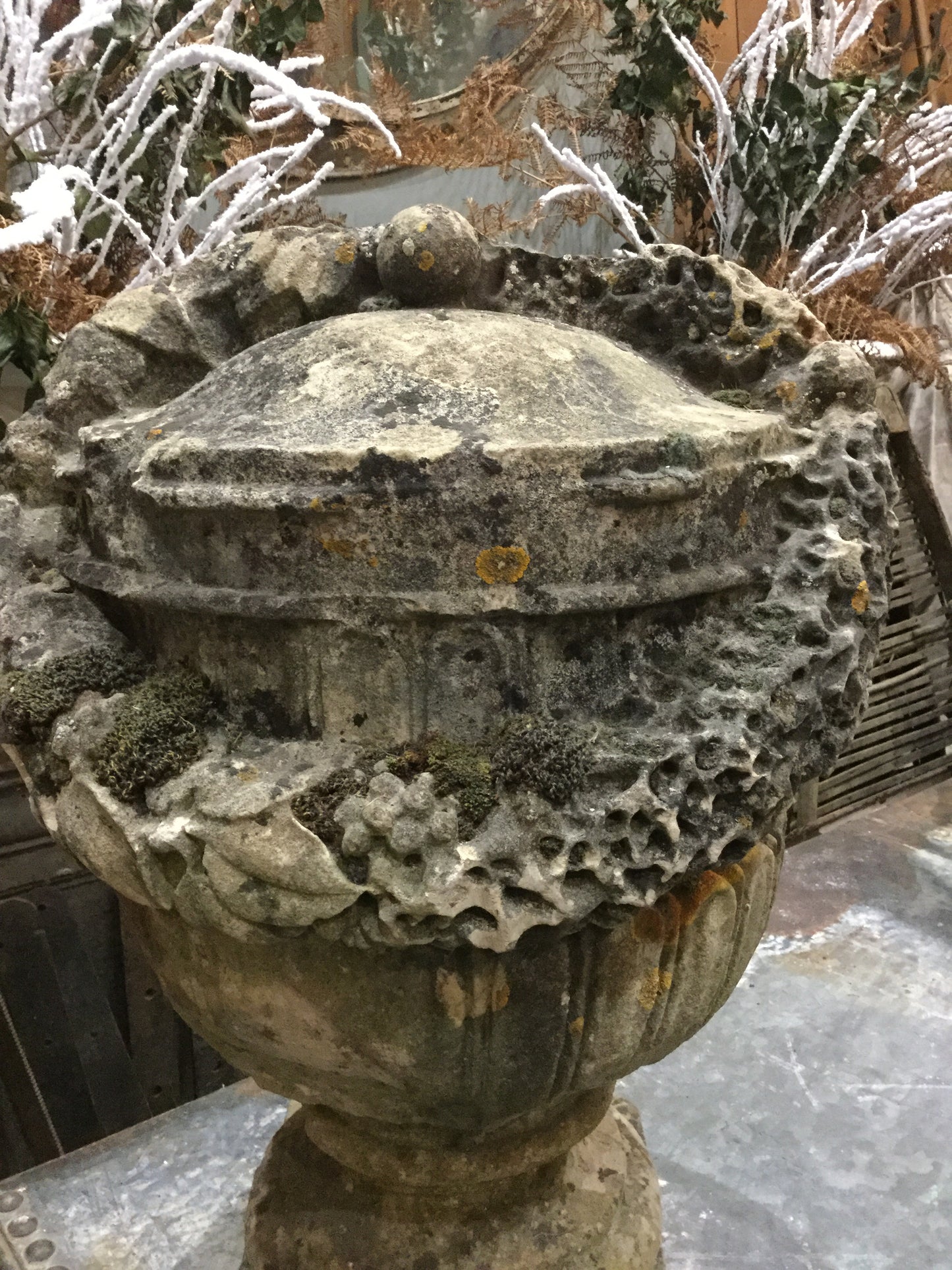 French Sandstone Urn c.1720