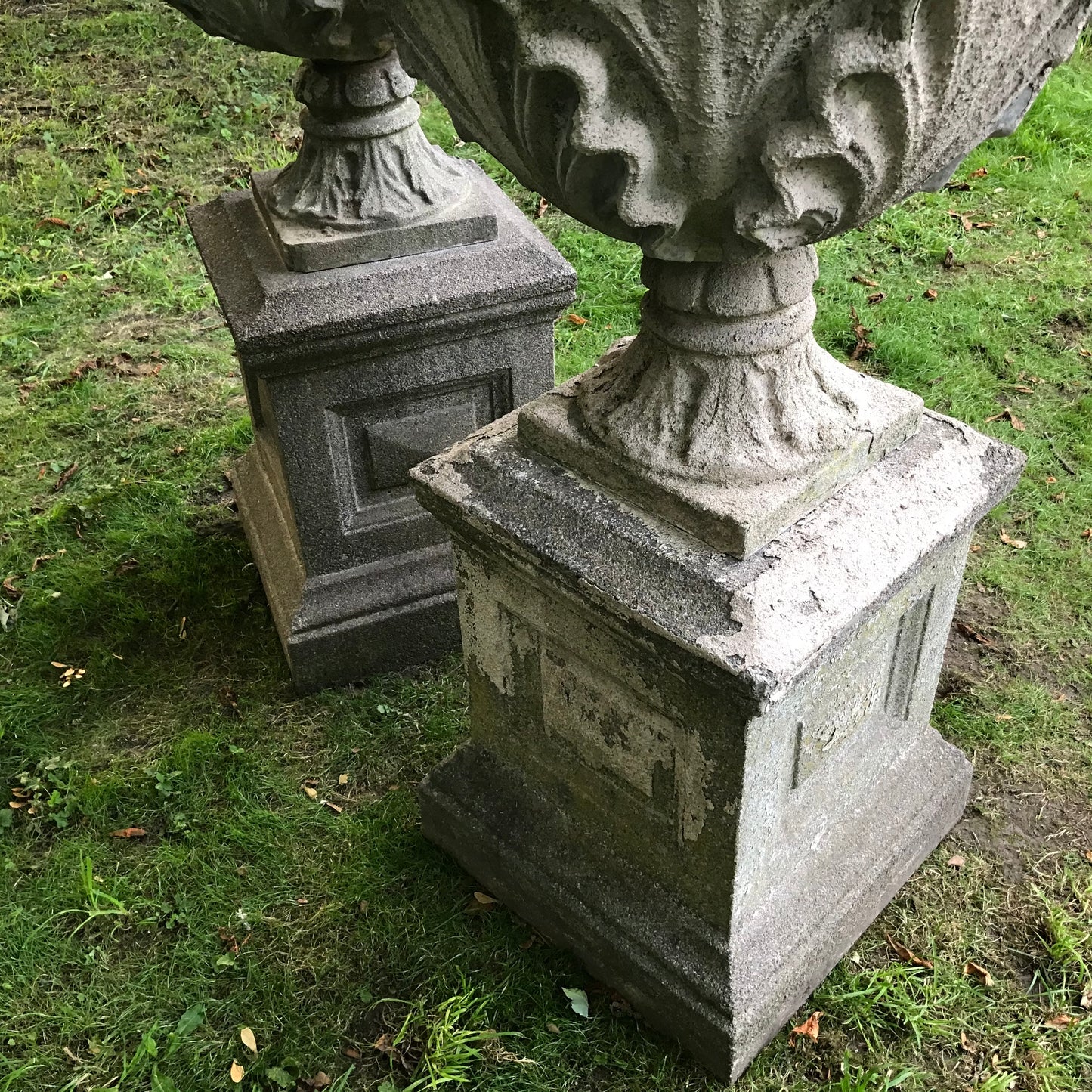 Acanthus Urns with Plinths c.1930