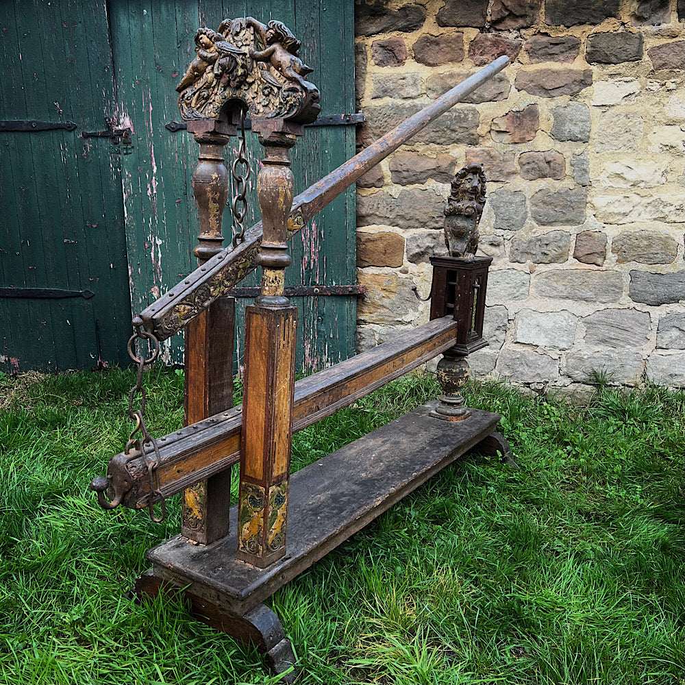 An Important Netherlandish Cheese Press c.1650