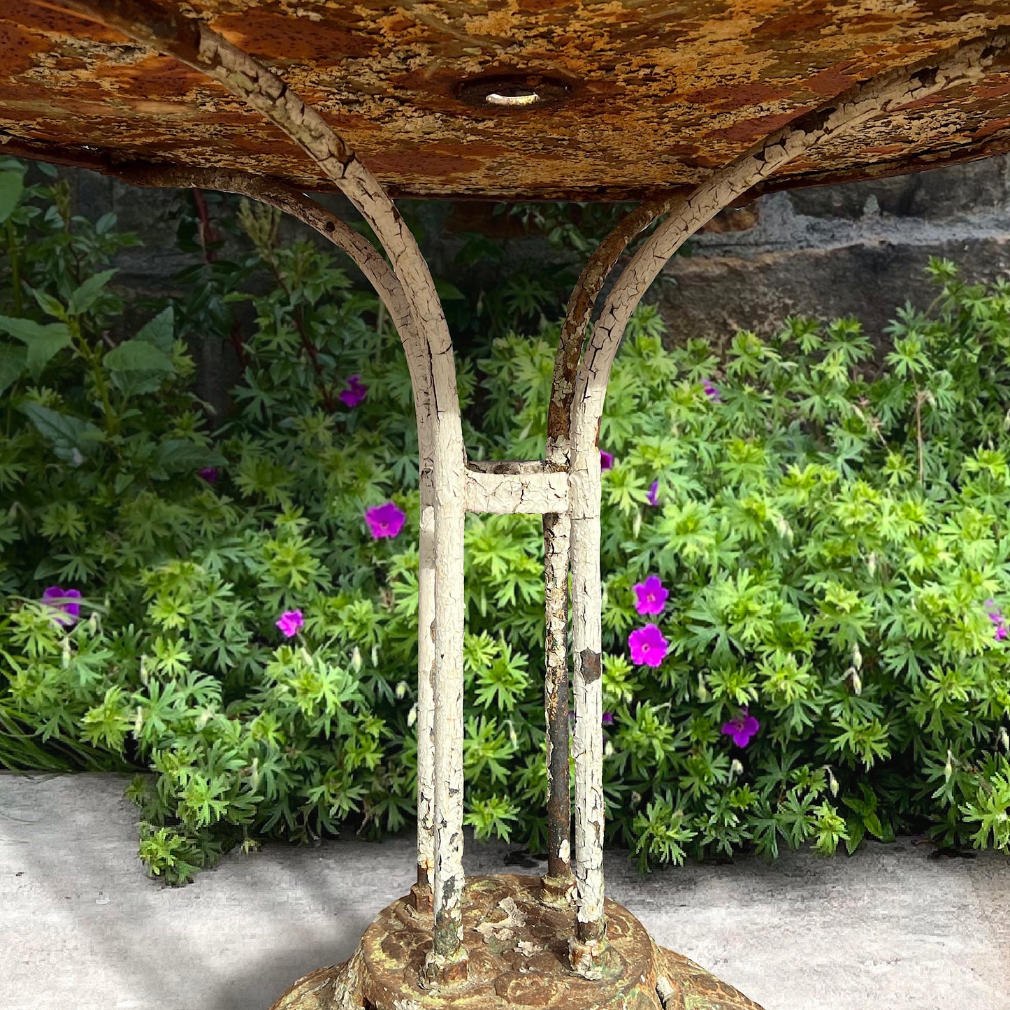 French Cast Iron Bistro Table c.1880