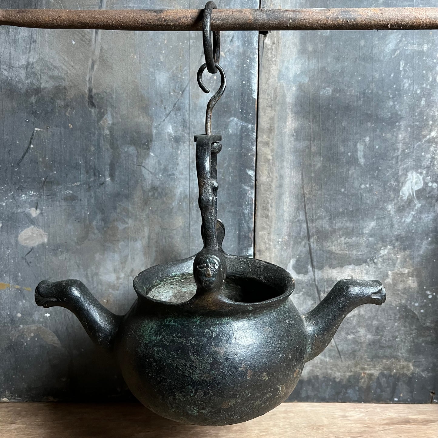 Medieval Flemish Bronze Lavabo c.1450-1500