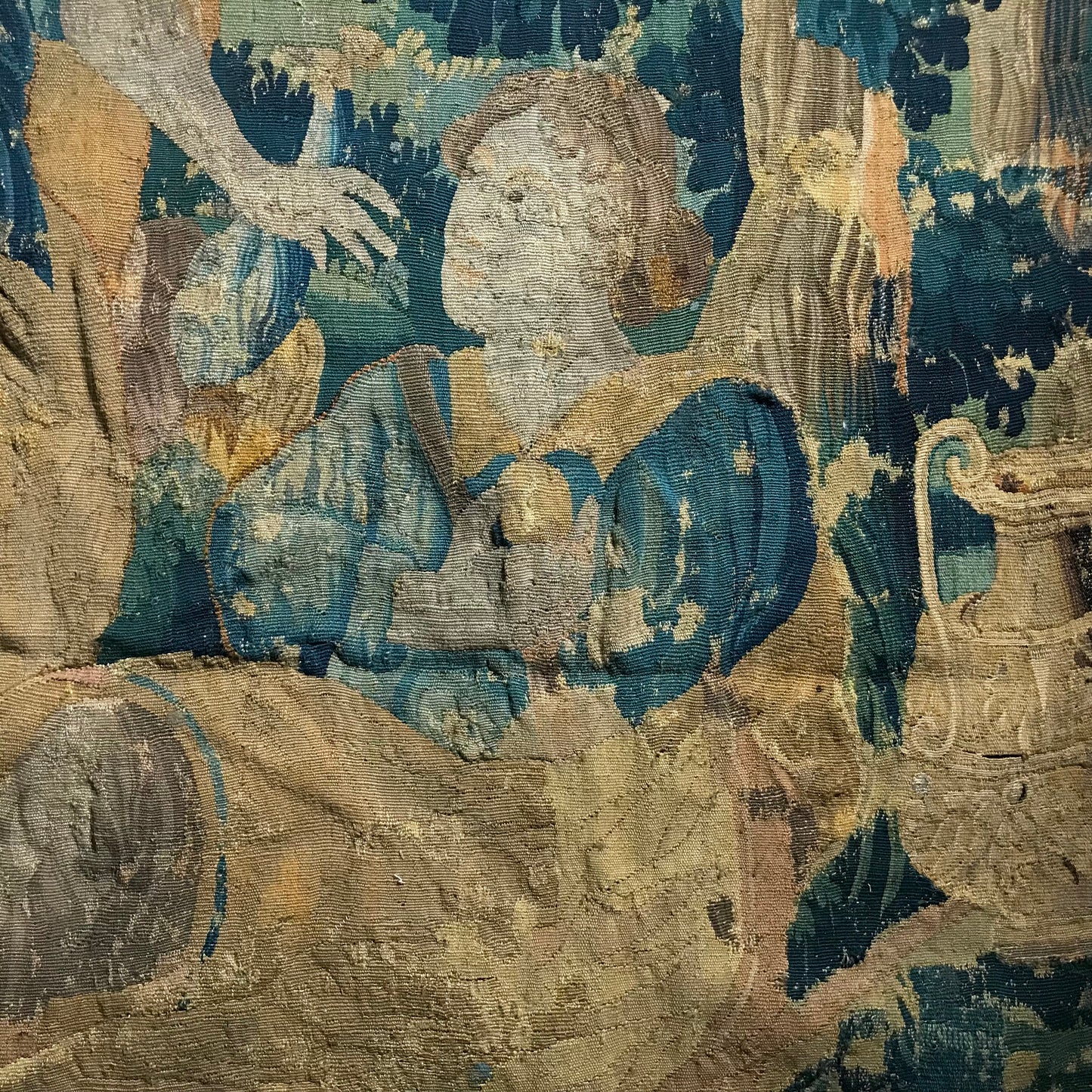 Allegorical Flemish Tapestry with Golden ‘Oniochoe’ c.1650
