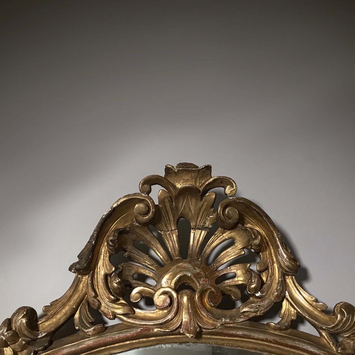 19th Century French Gilt Carved Mirror