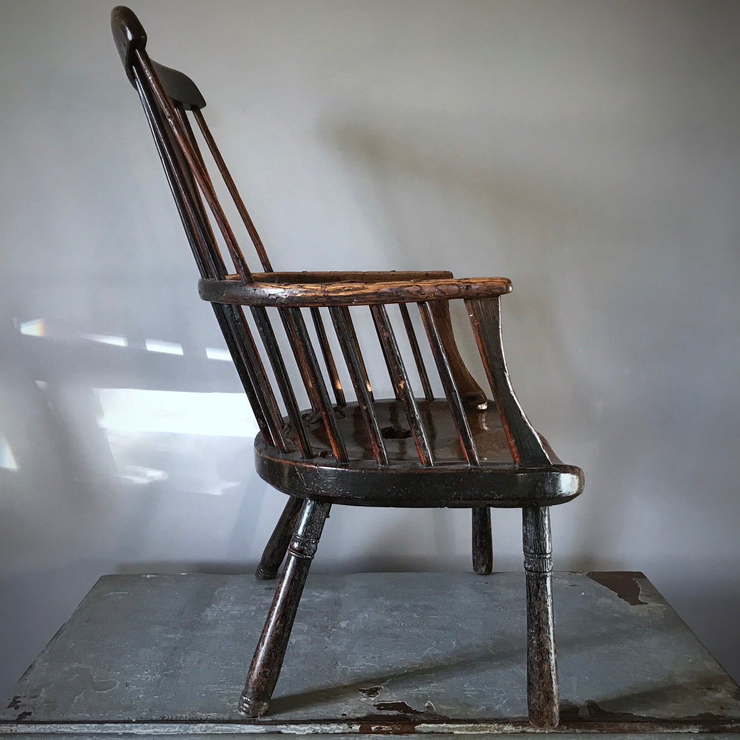 Rare Welsh Comb Back Windsor Armchair c.1780