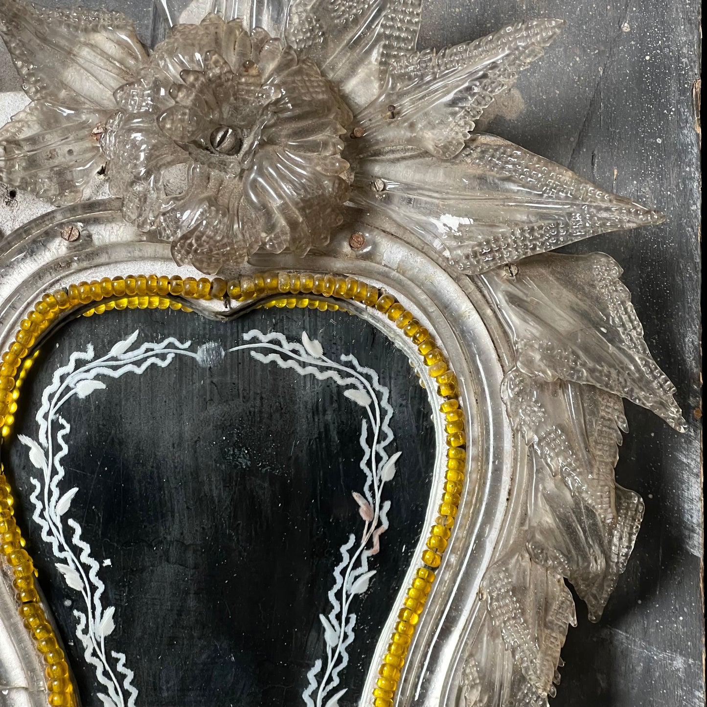 A Pair of Petite Venetian Murano Mirrors c.1890