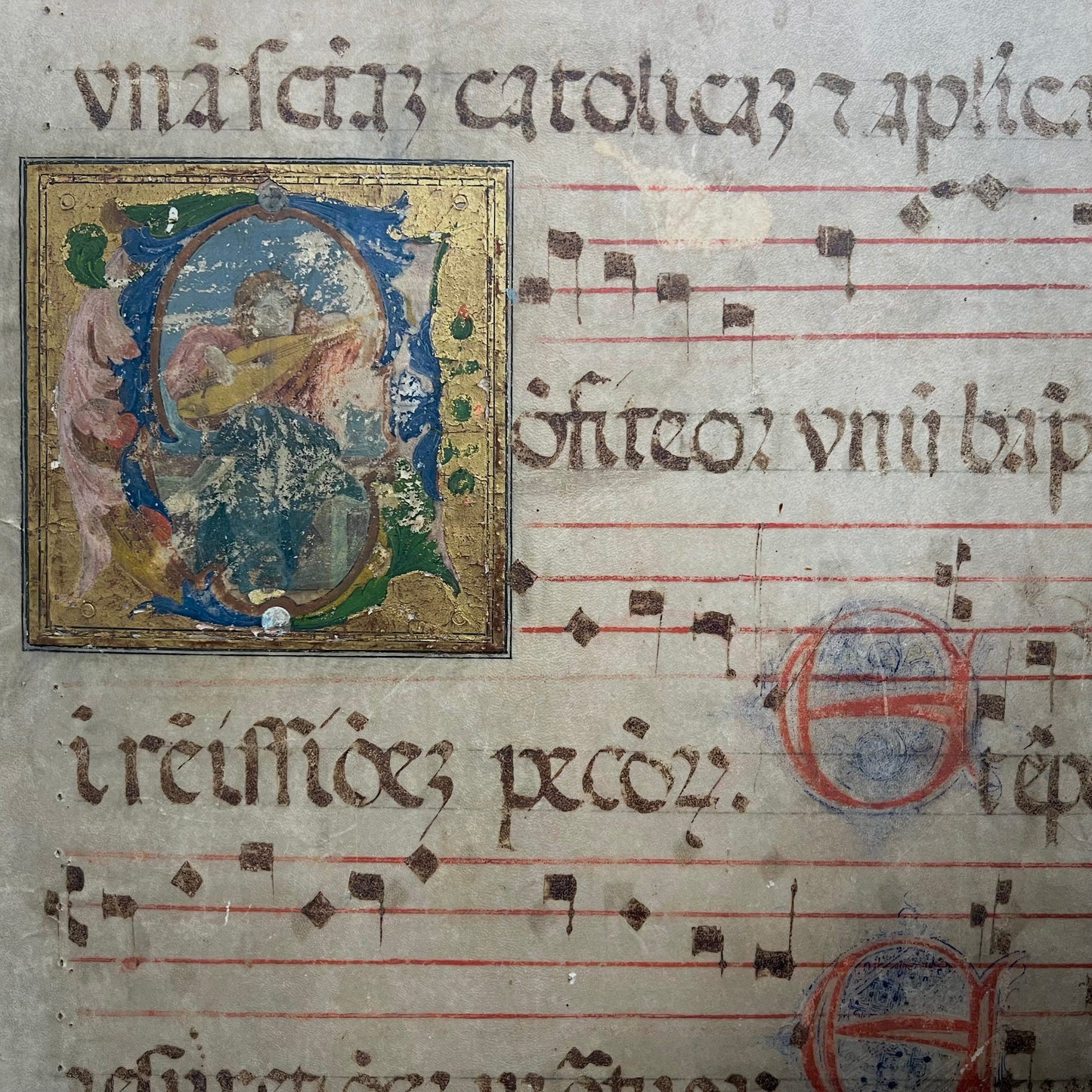 Rare Medieval Illuminated Manuscript c.1440