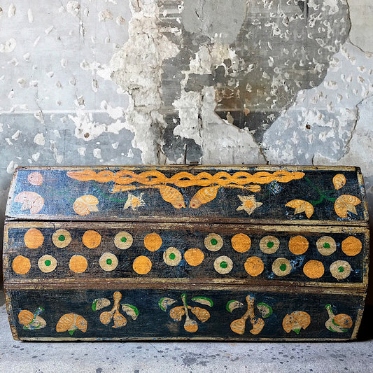 Large ‘Rouen’ Normandy Marriage Coffer c.1800-1840