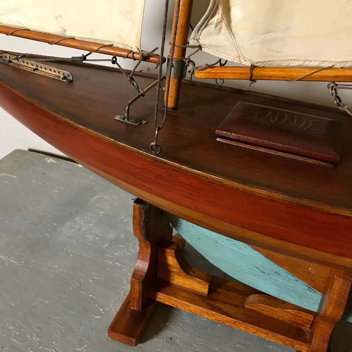 WJ Daniels Designed Racing Yacht “ANNIE” c.1930