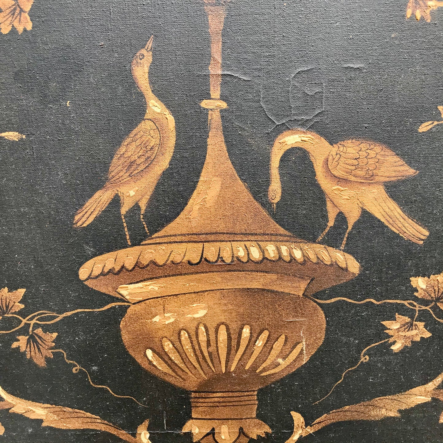 French Trompe L’œil Trumeau Mirror c.1820