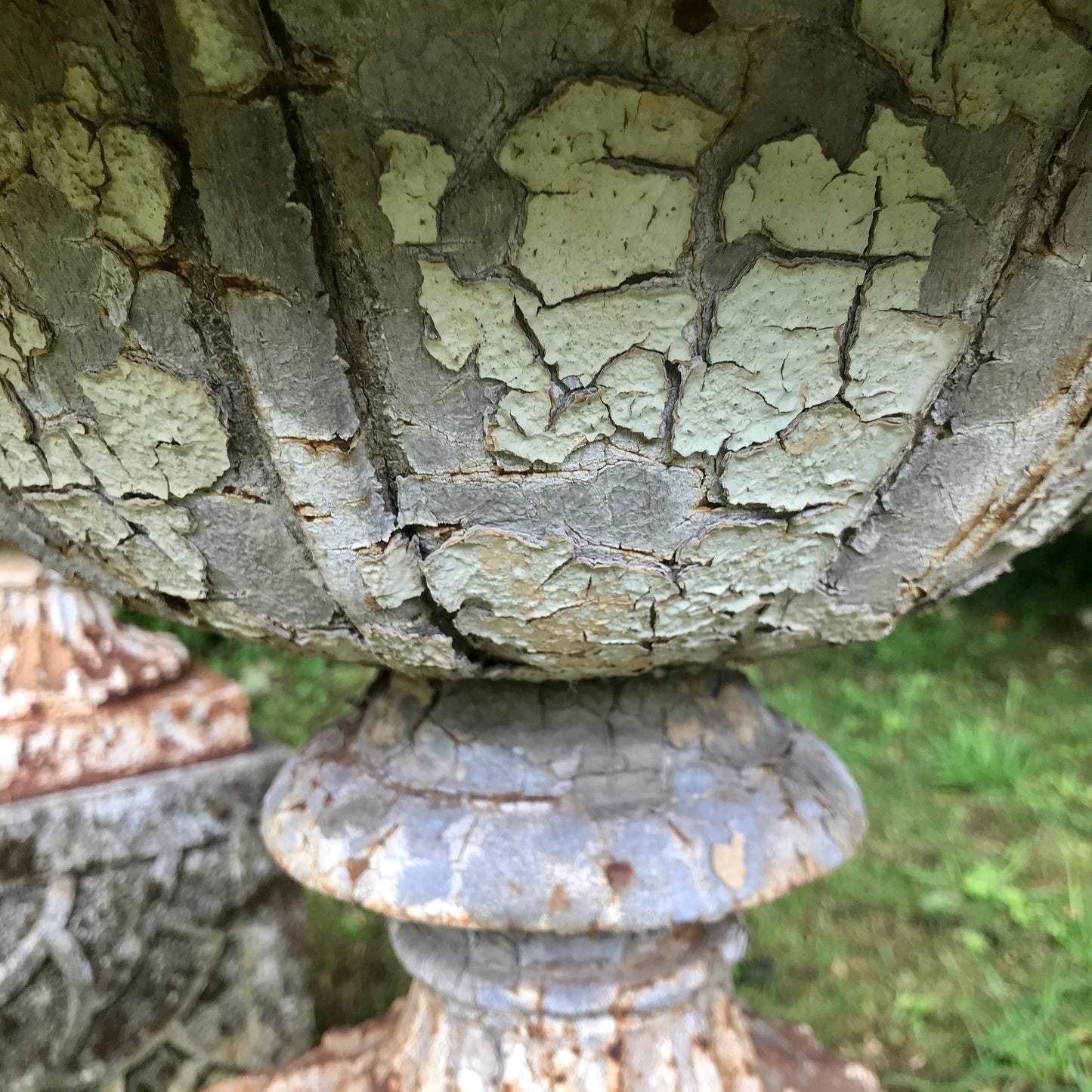 Pair of Handyside Urns with Aesthetic Movement Plinths c.1870