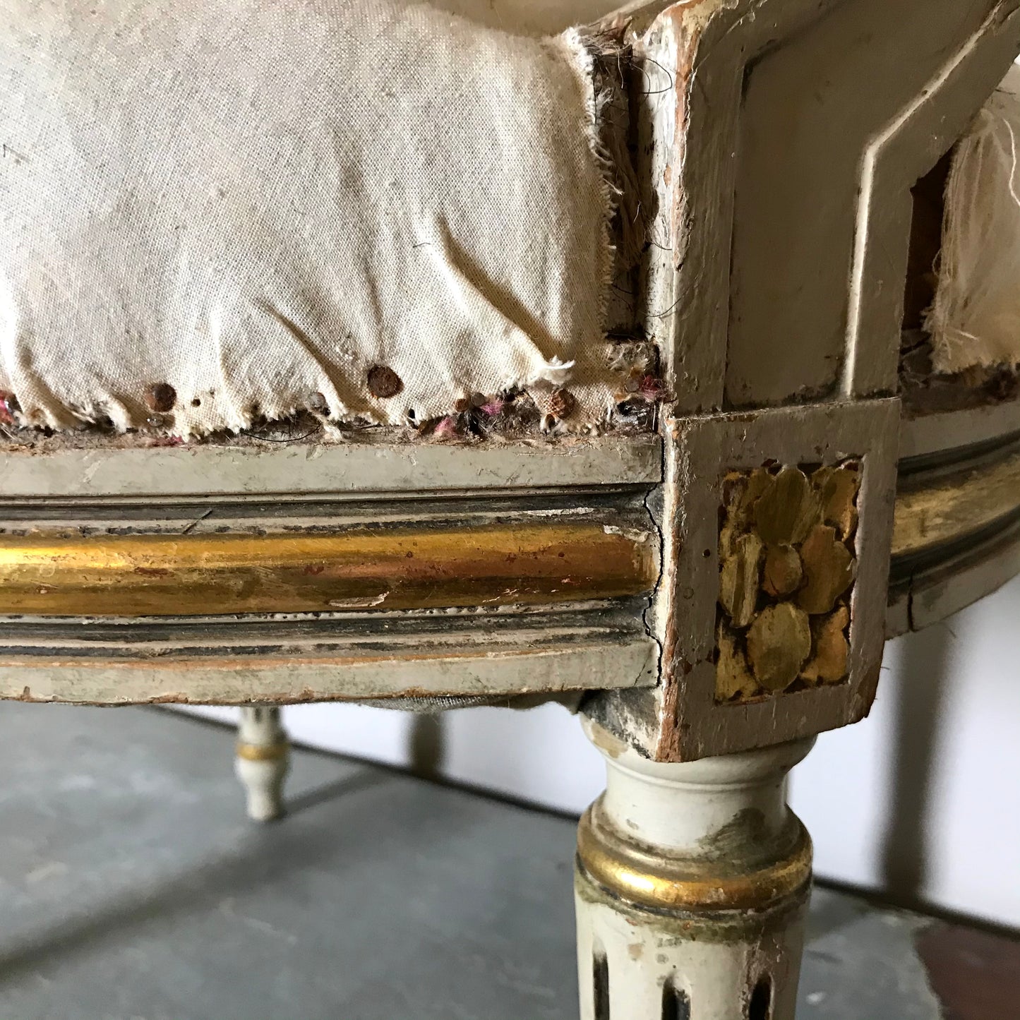 Pair of Louis XVI Fauteuil French Chairs