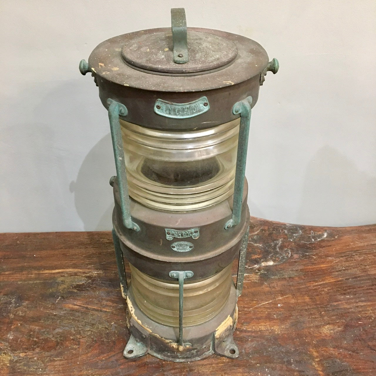 Ships Anchor Lantern by R. C. Murray & Co. c1920