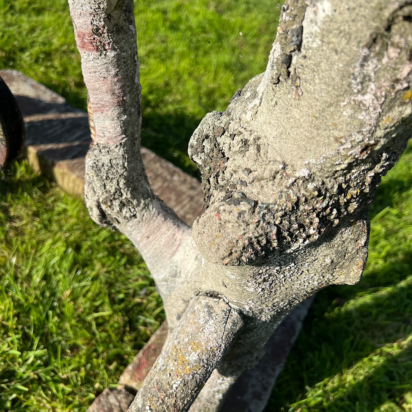 French Faux Bois Wishing Well Early 20th Century