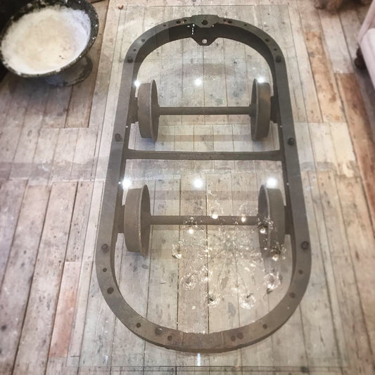 Durham Railway Cart Coffee Table