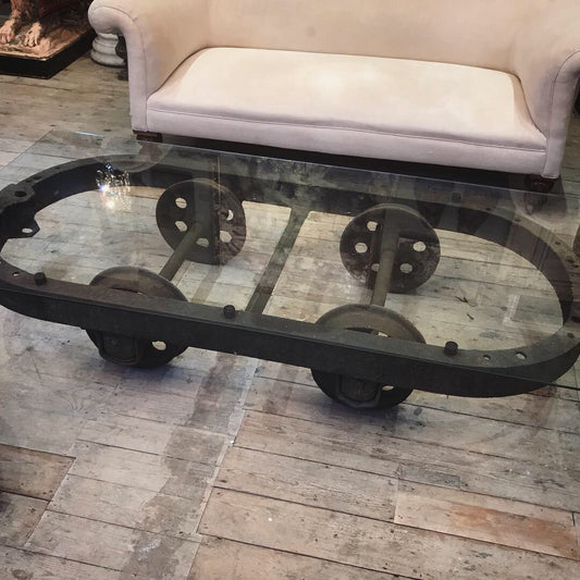 Durham Railway Cart Coffee Table