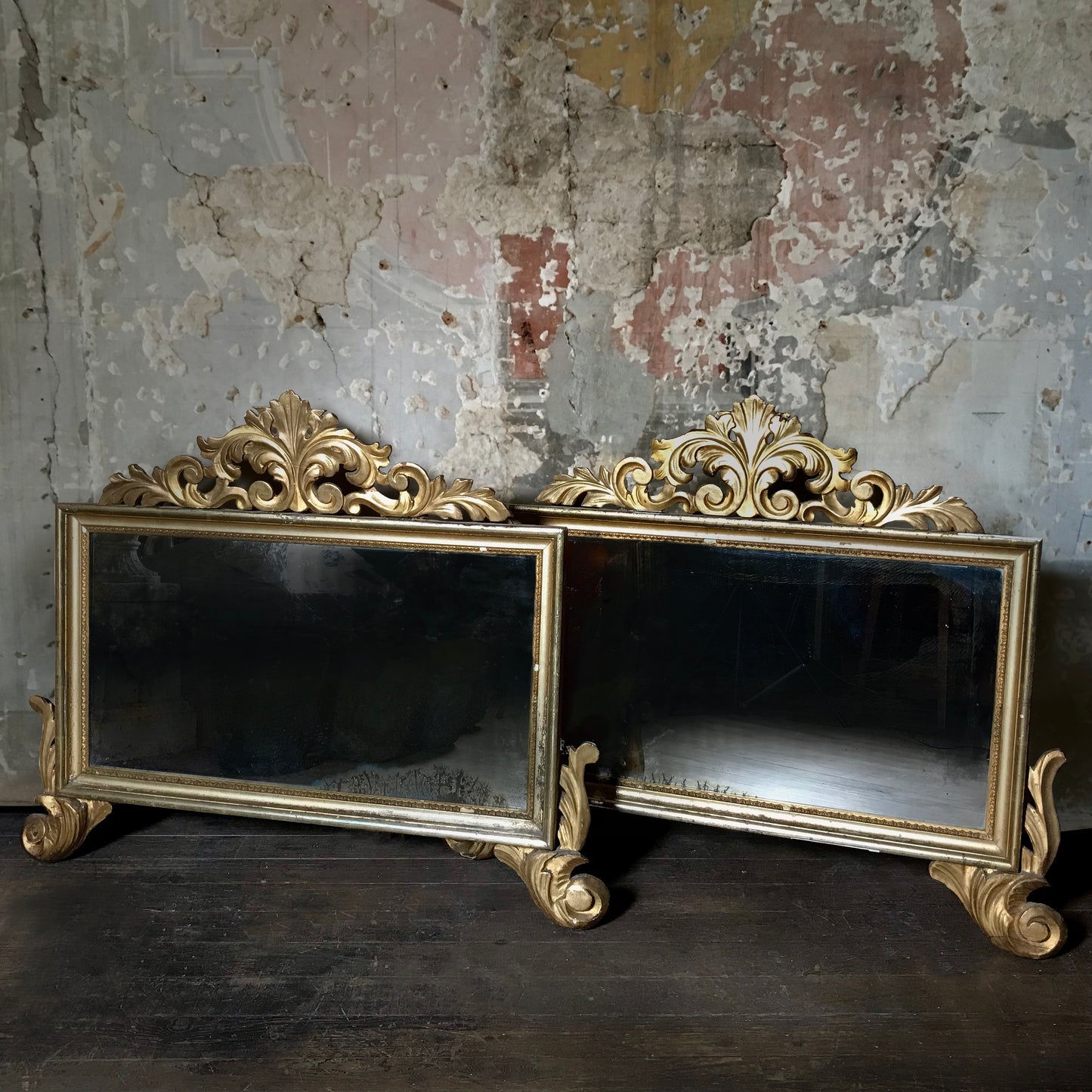 A Pair of Italian Mirrors c.1880