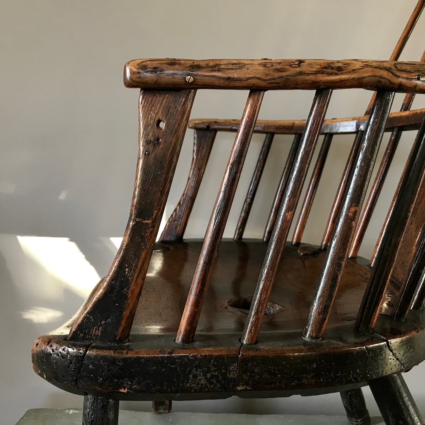 Rare Welsh Comb Back Windsor Armchair c.1780