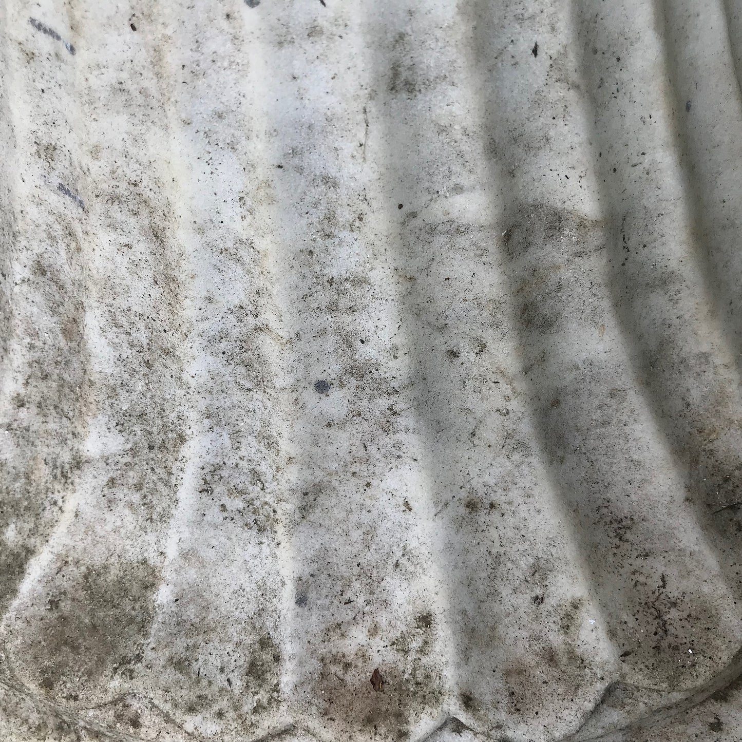Pair of Carved White Marble Urns