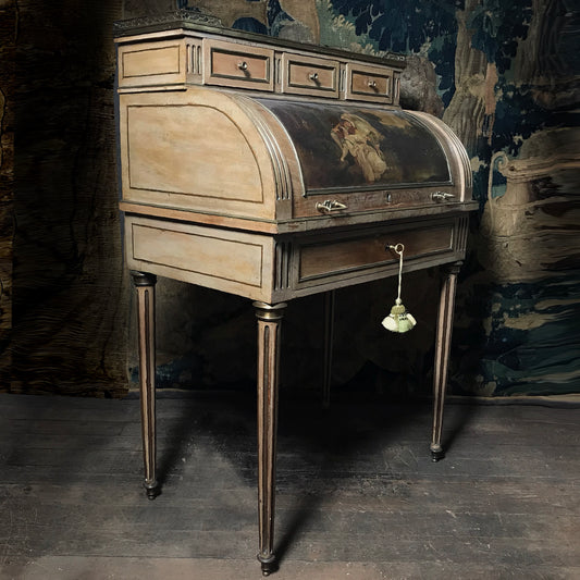 French Roll-top Bureau Mid 20th Century