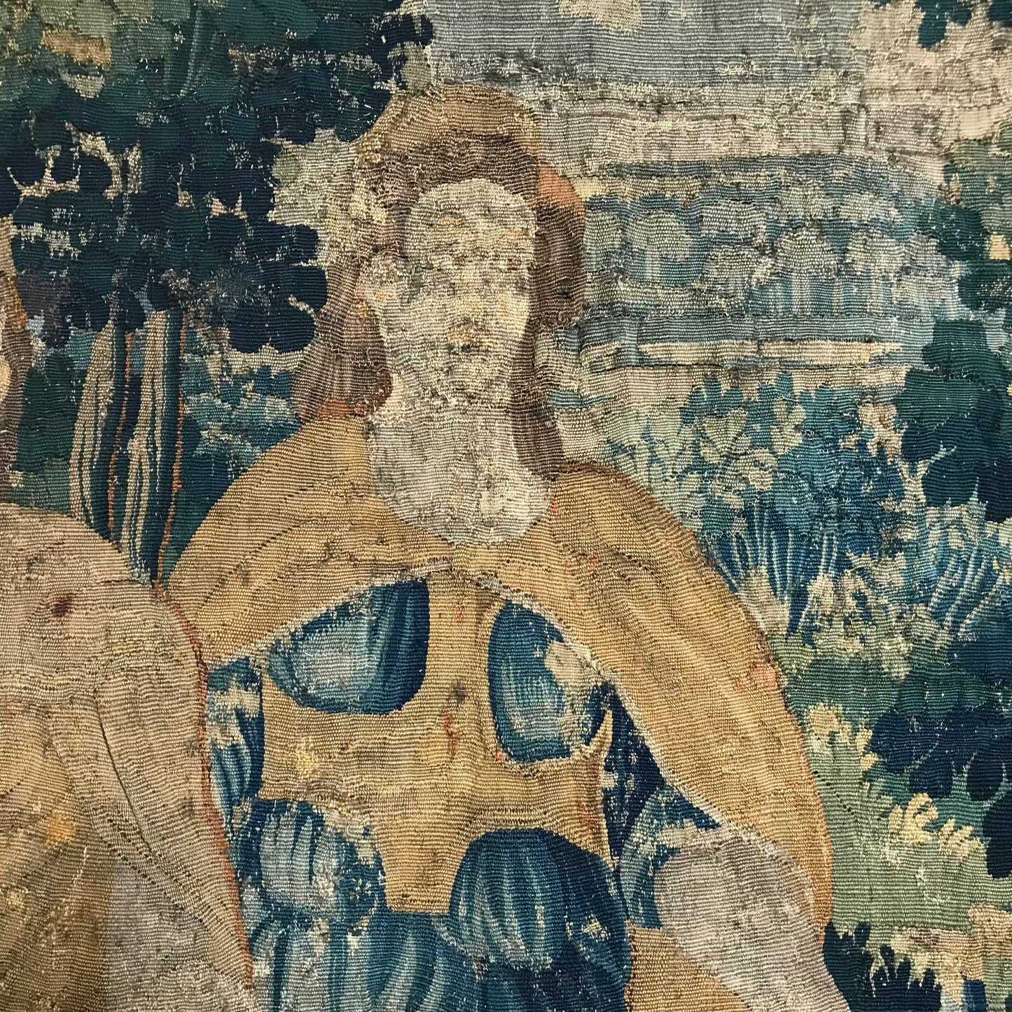 Allegorical Flemish Tapestry with Golden ‘Oniochoe’ c.1650