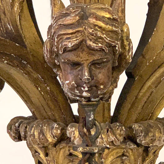 Rococo Cherub Chandelier