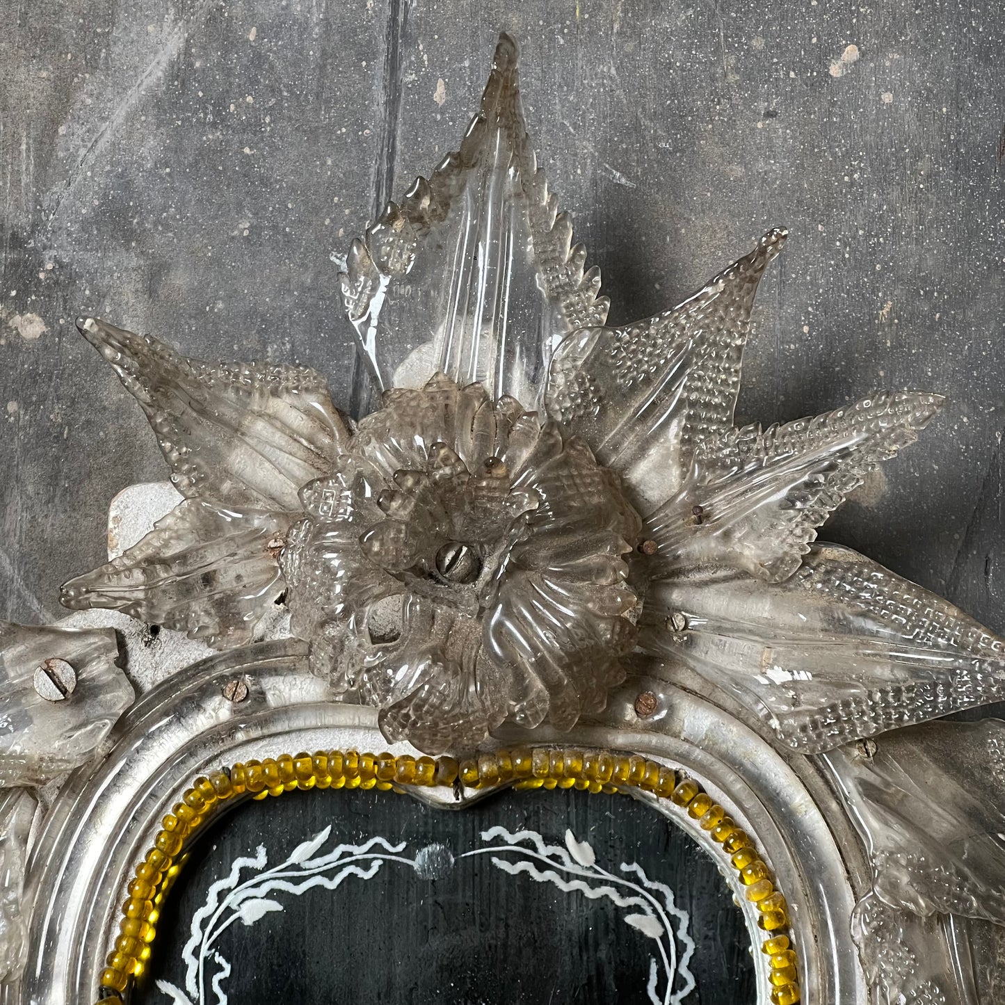 A Pair of Petite Venetian Murano Mirrors c.1890