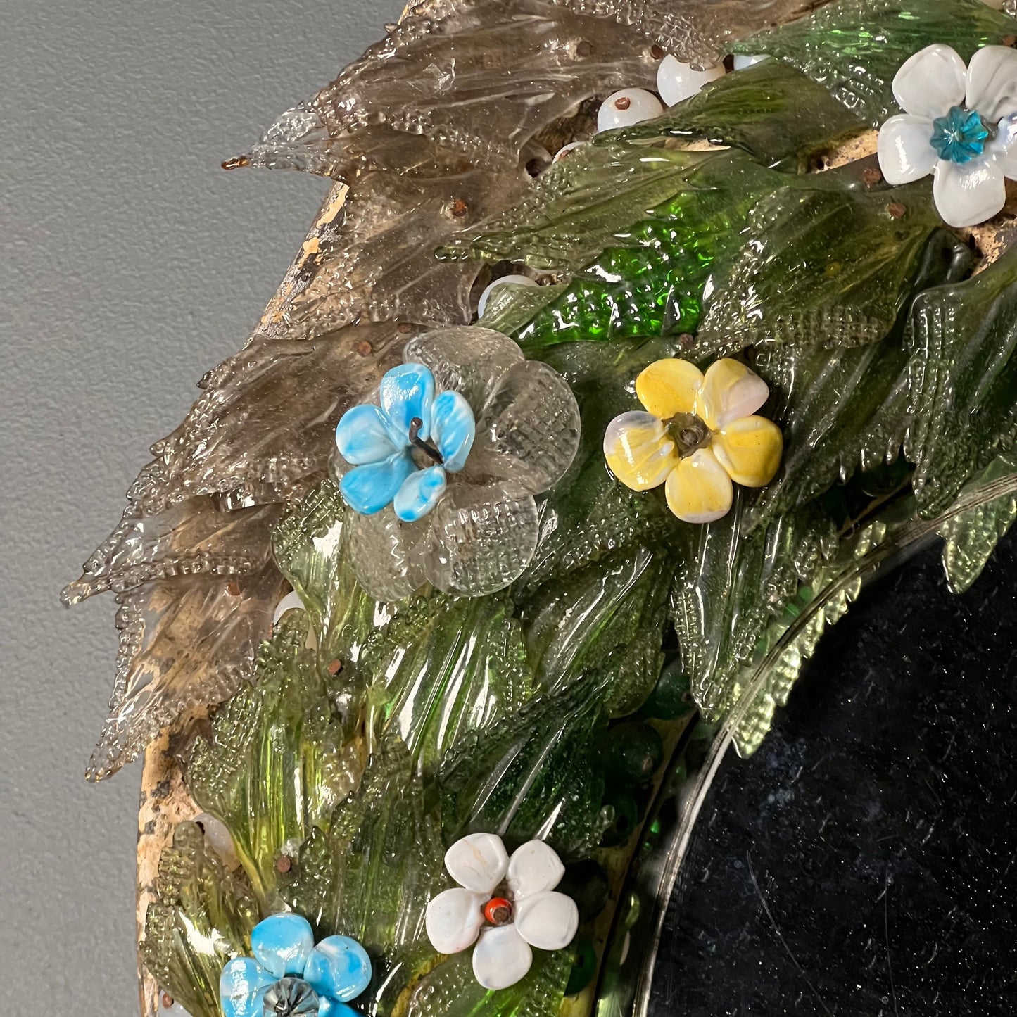 Italian Venetian “Primavera” Murano Mirror c.1860