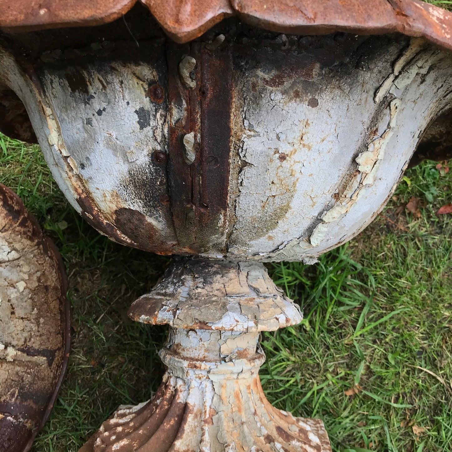 Pair of Handyside Urns with Aesthetic Movement Plinths c.1870