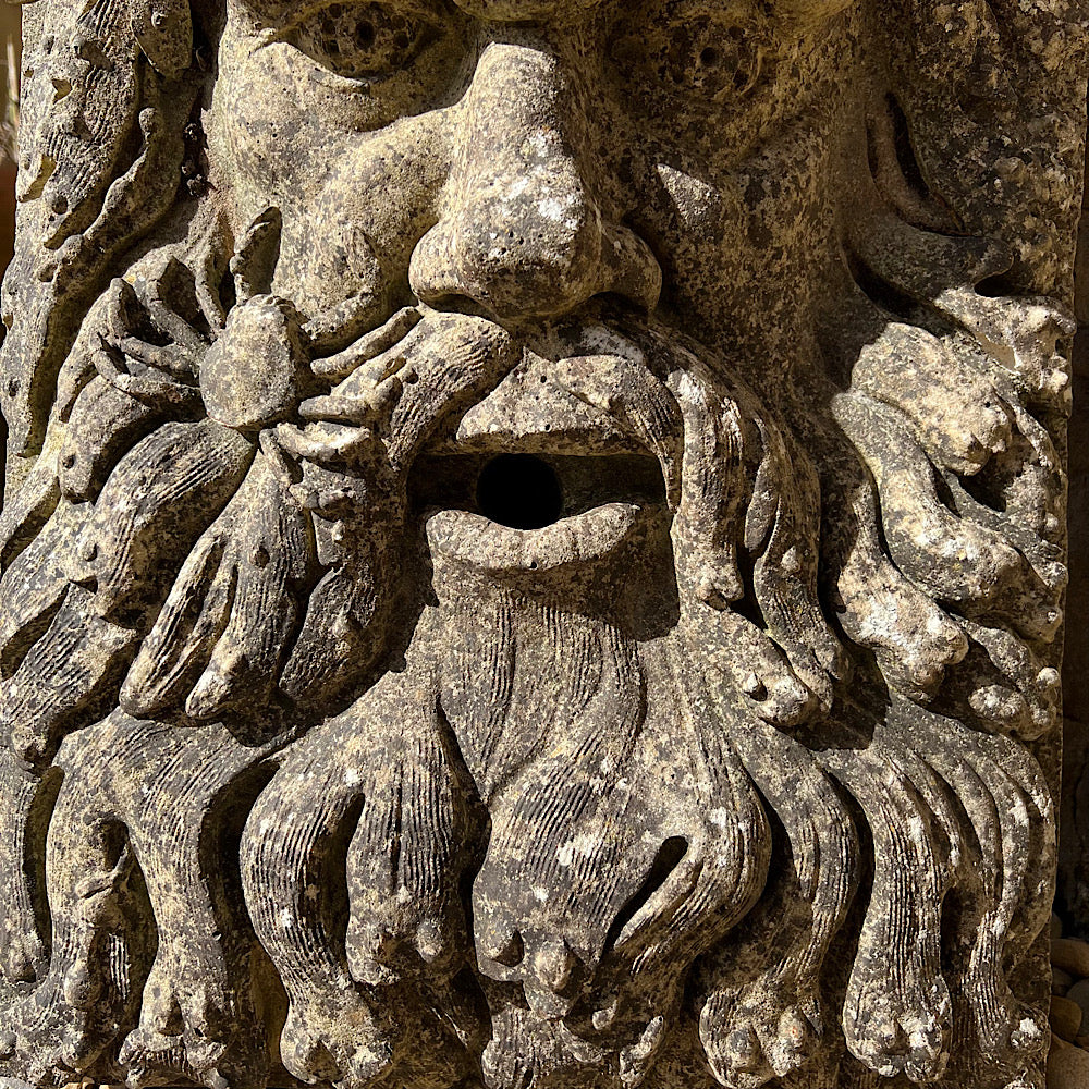 Neptune Mascaron Wall Fountain
