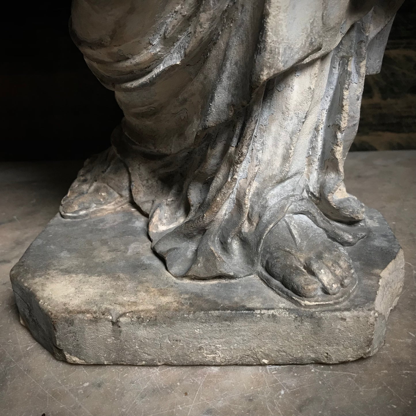 Limestone Virgin & Child Carving c.1640-1660