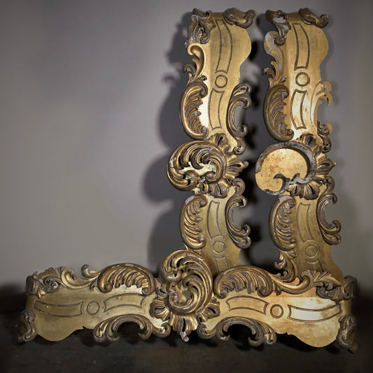 Set of Three Italian Gilded Palazzo Pelmets