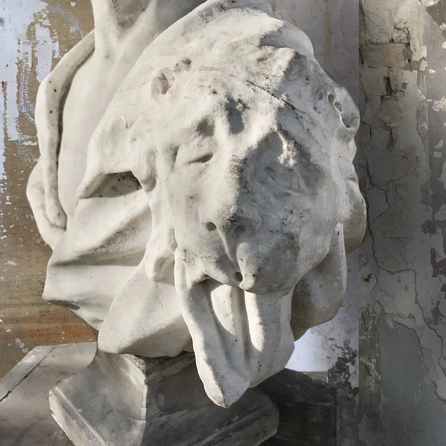 17th Century Italian Marble Busts of Pan and Syrinx