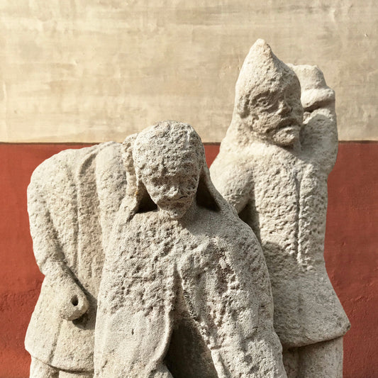 Flemish Medieval Crucifixion Group