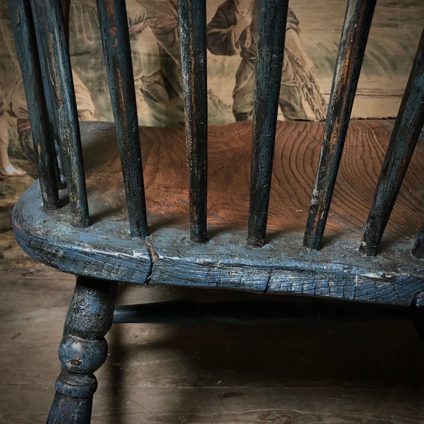 Leicestershire Comb-Back Windsor Armchair c.1780–1800