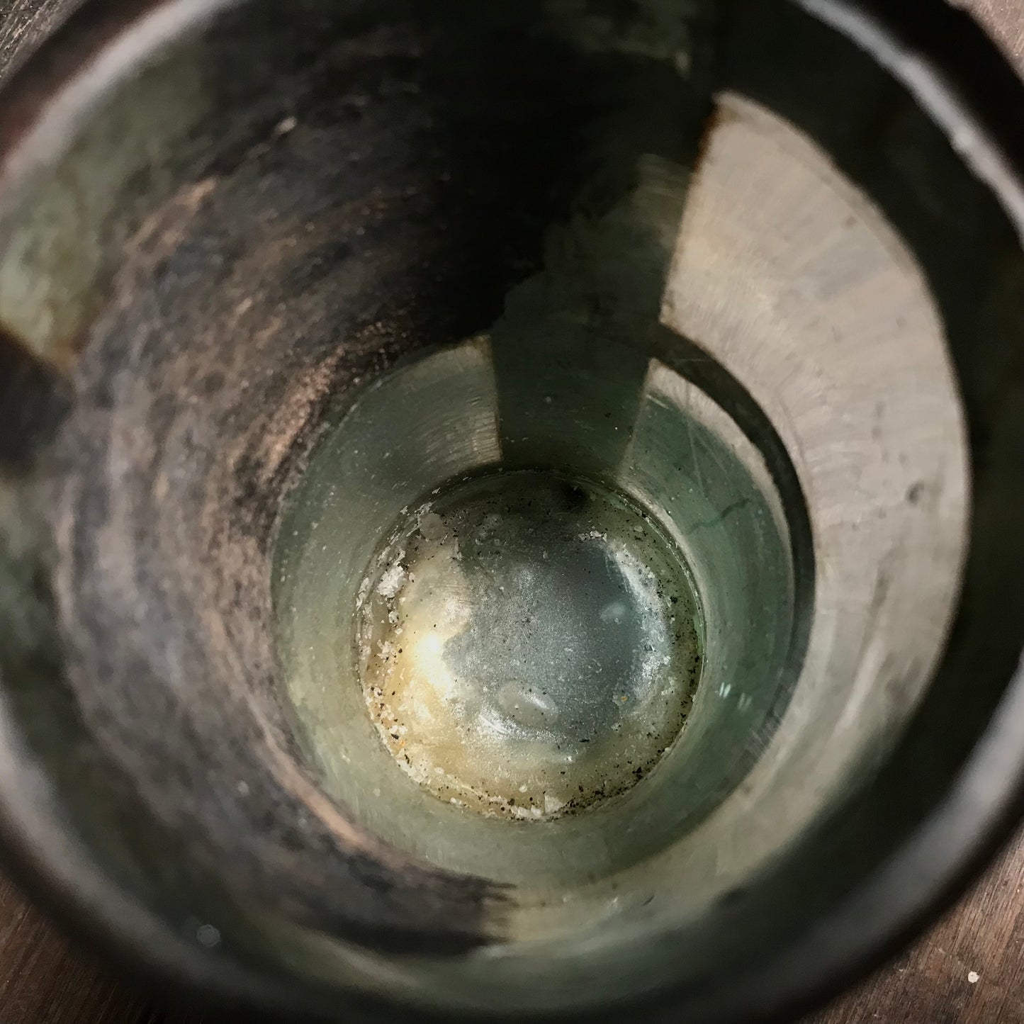 An 18th Century Pierced Sheet Iron Pendant “Tumbler” Lantern
