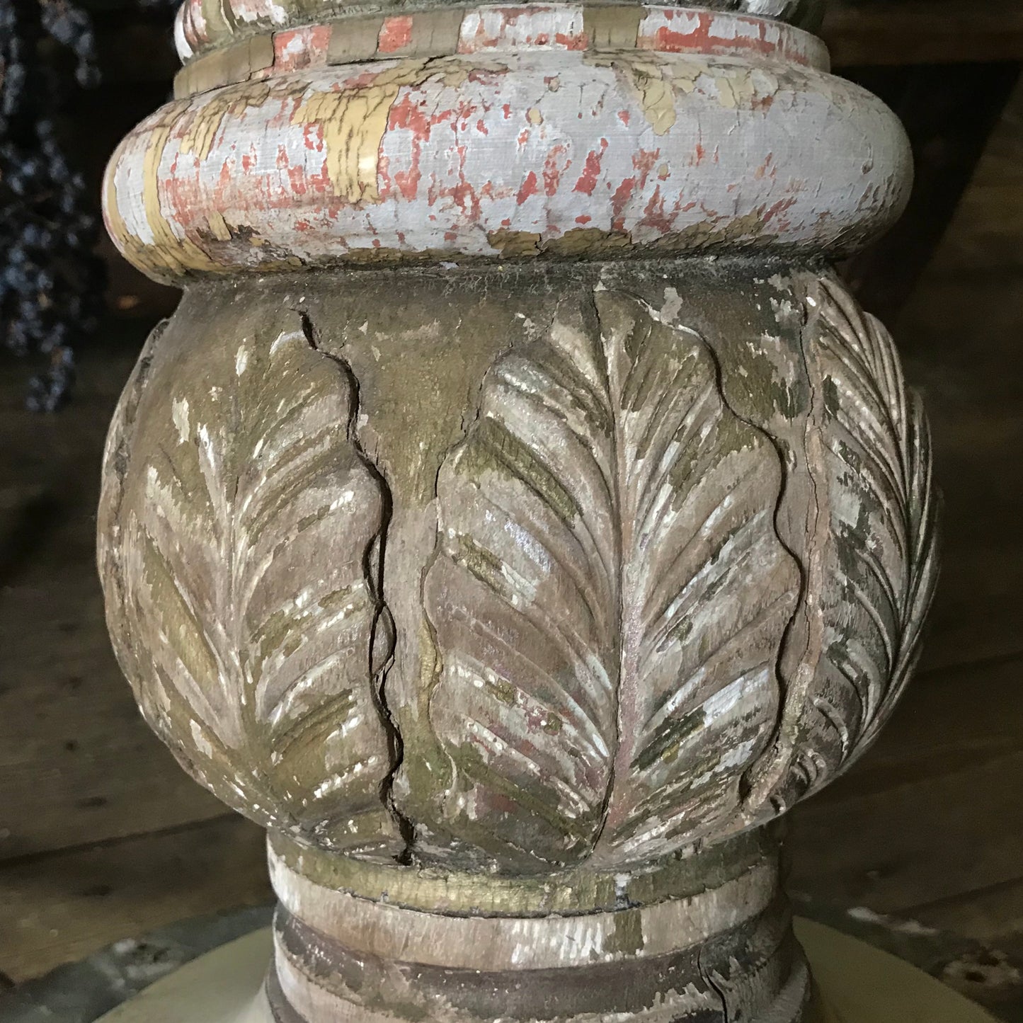 English Chandelier with Blacksmith Made Arms c.1780