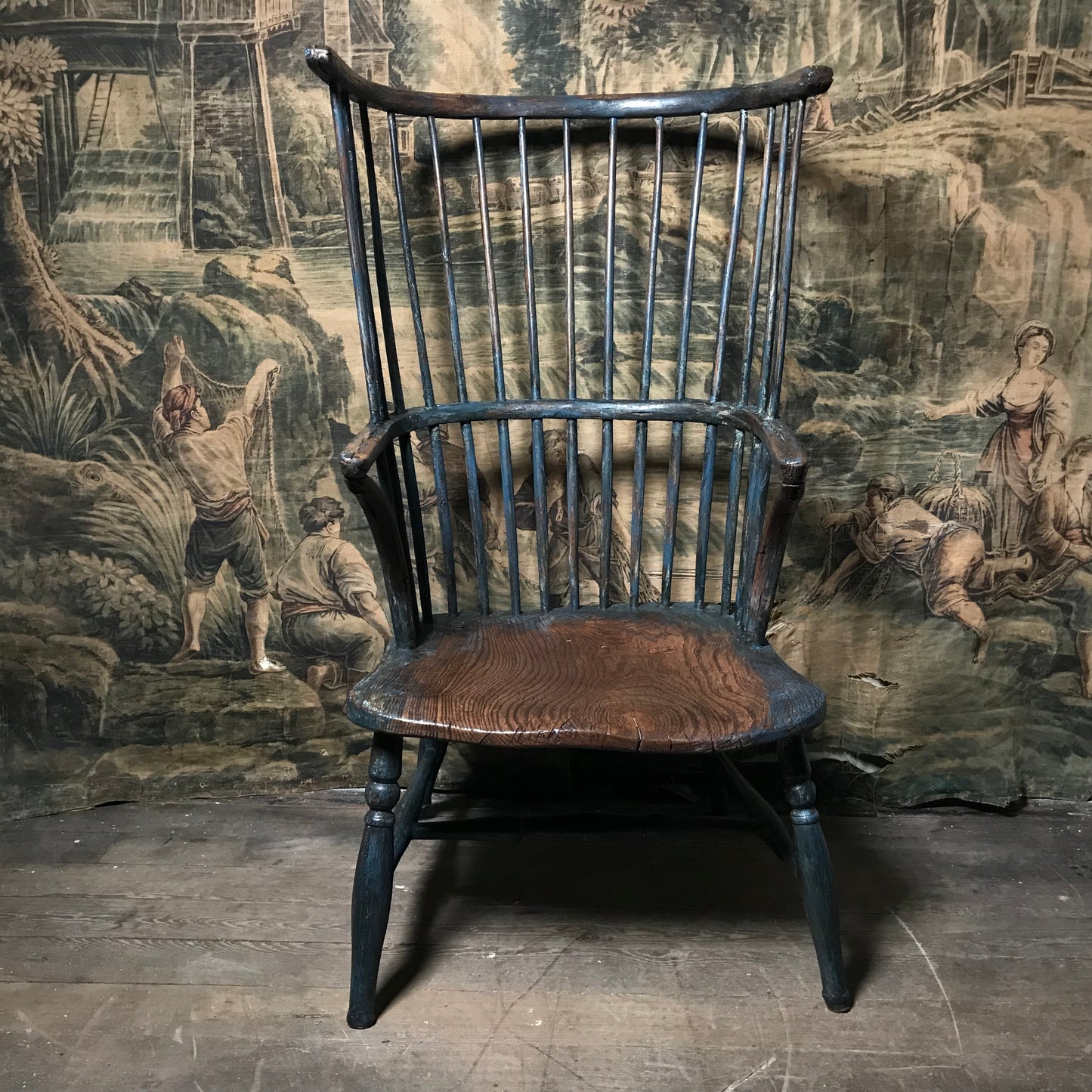 Leicestershire Comb-Back Windsor Armchair c.1780–1800