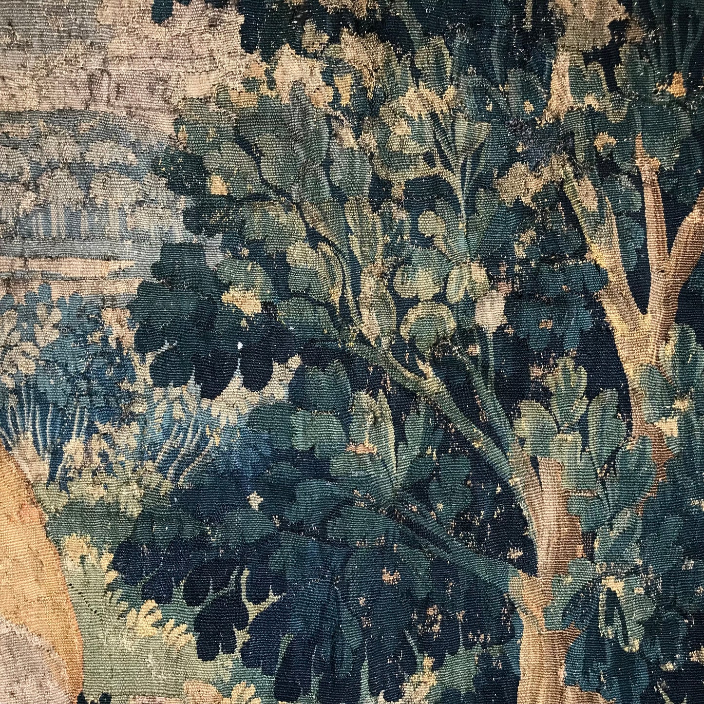 Allegorical Flemish Tapestry with Golden ‘Oniochoe’ c.1650