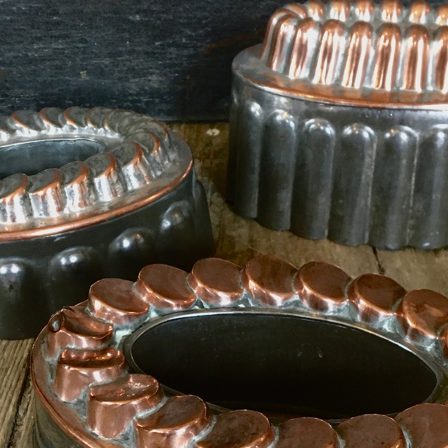 Copper and Tin Jelly Mould
