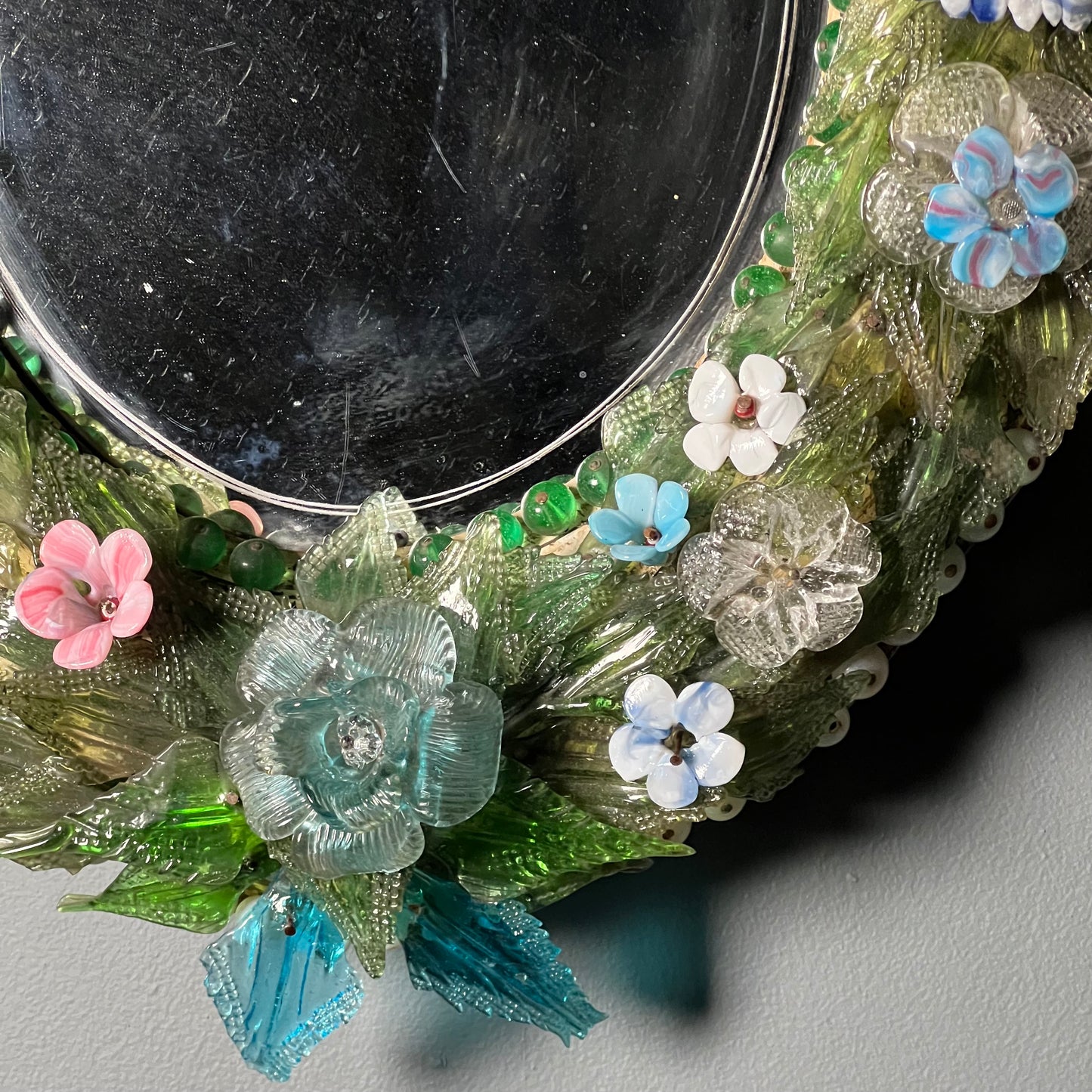 Italian Venetian “Primavera” Murano Mirror c.1860