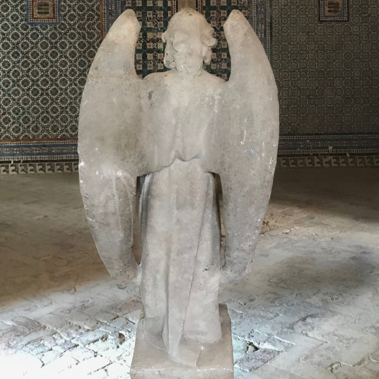 Gothic Revival Marble Angel c.1840