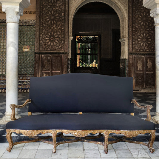 Grand-scale Italian Rococo High-Backed Sofa c.1760