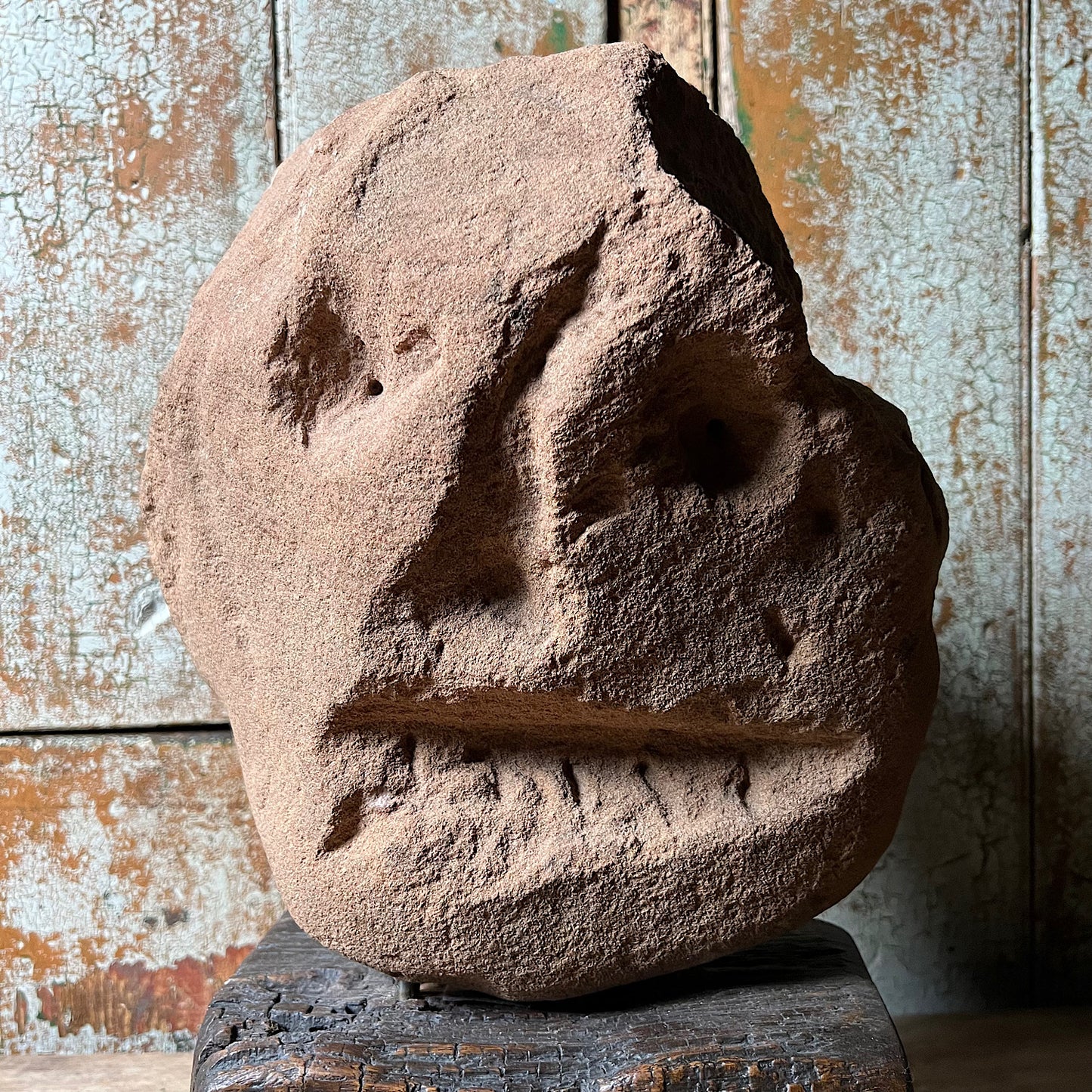 Large Celtic Stone Head